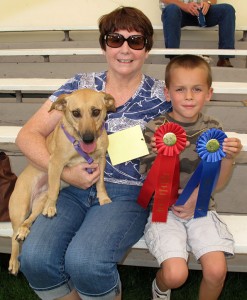 Donna Lucas Brazier with Izzy Pet Show 2012 FACEBOOK