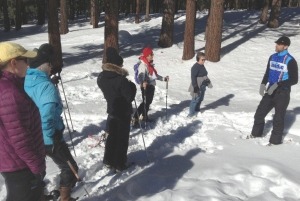 Mammoth Moves walk sponsored by Mammoth Nordic and led by Brian Knox.