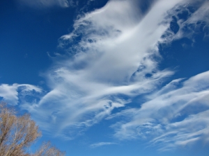 Windy days create lovely skyscapes.  Photo by Andrew Kirk