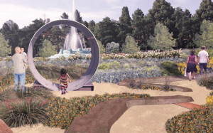 Image of future centennial garden.