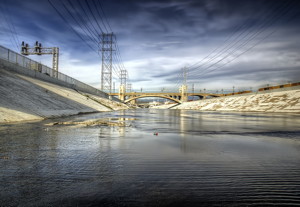 The industrial-strength Los Angeles River. Photo by Neil Kremer. 