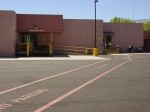 Southern Inyo Healthcare District’s Lone Pine Hospital has replaced bare dirt areas with newly paved patient and staff parking areas and hospital access roadways, as well as paving the perimeter around its heliport.