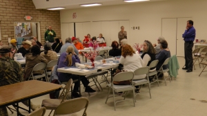 Sheriff Bill Lutze and HHS Director Jean Turner talked to seniors in January.
