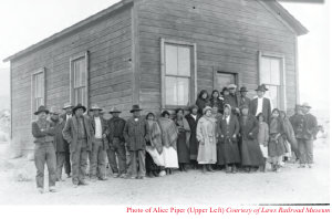 Alice Piper, upper left, filed suit and desegregated Big Pine School in 1924.