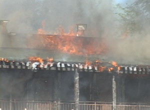 Photo of back of motel by Ron Alexander