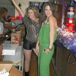 Two great-looking Disco Bartenders -Carma Roper and Rose Masters