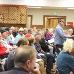 The Inyo County Board of Supervisors played to a packed house Thursday as it held a public hearing on the Adventure Trails pilot program.   