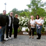 L-R: The family of Clara Armstrong: grandson Danny Parsons, son-in-law Chuck Parsons, daughters Marjorie Parsons and Marilyn Jackson, granddaughter-in-law Arlene Parsons and great-granddaughter, Savannah Parsons. Photo courtesy Northern Inyo Hospital