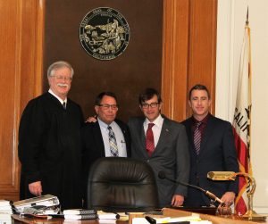 Judge Dean Stout with Supvrs Matt Kingsley Jeff Griffiths and Mark Tillemans 2