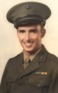 Marine Pfc Robert Borchers WWII