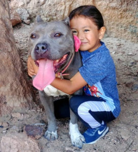 Raymond with his dog Yuhubi