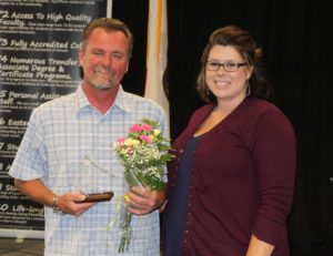 OVUSD Allie Whisler for Supt. Roseanne Lampariello with Honoree Craig Leck copy