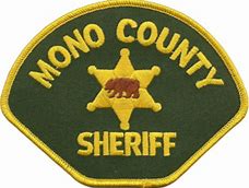 mono county sheriff patch