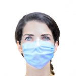 woman wearing surgical mask closeup image beautiful surgeon 33396199