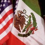 american and mexican flag