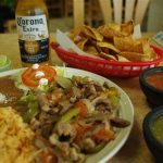 corona beer and mexican food