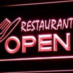 OPEN Restaurant Display sign