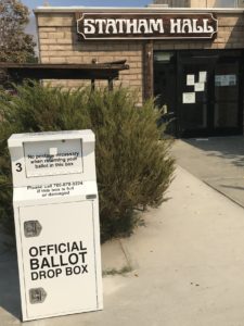 Official Inyo County Ballot Drop Box in Lone Pine