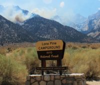 Lone Pine Campground evacuation 6 20 2021