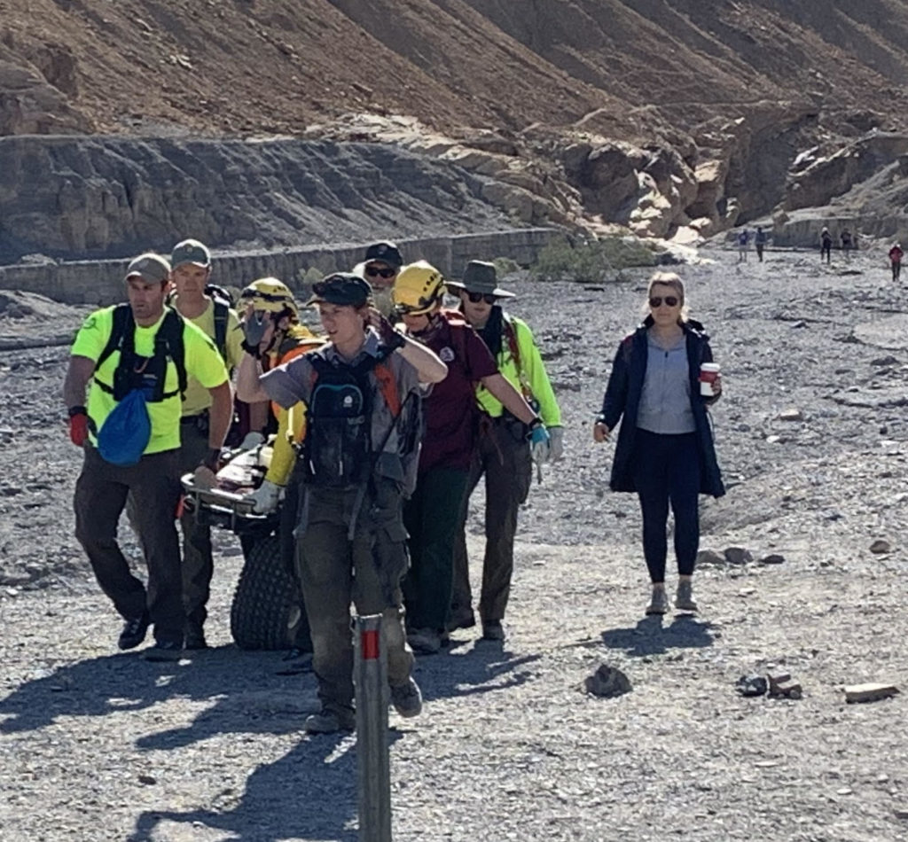 Death Valley Mosaic Canyon Rescue 2023