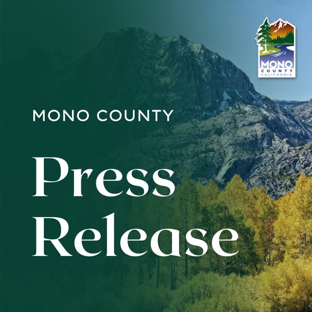 Mono County Press Release logo