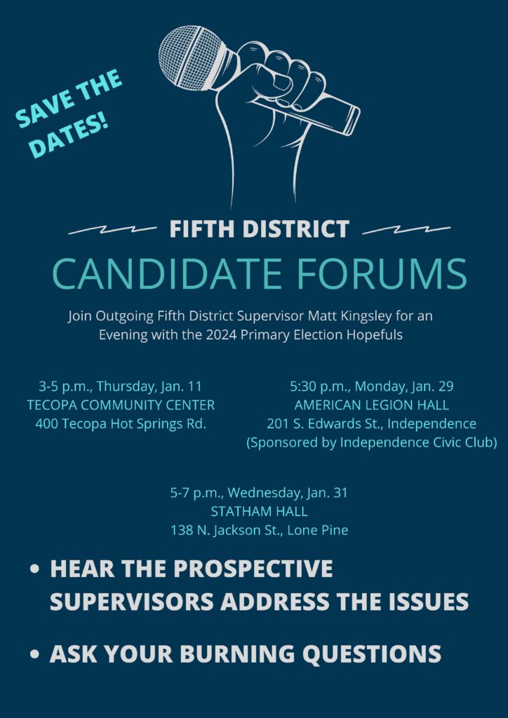 Save the Date Candidate Forums